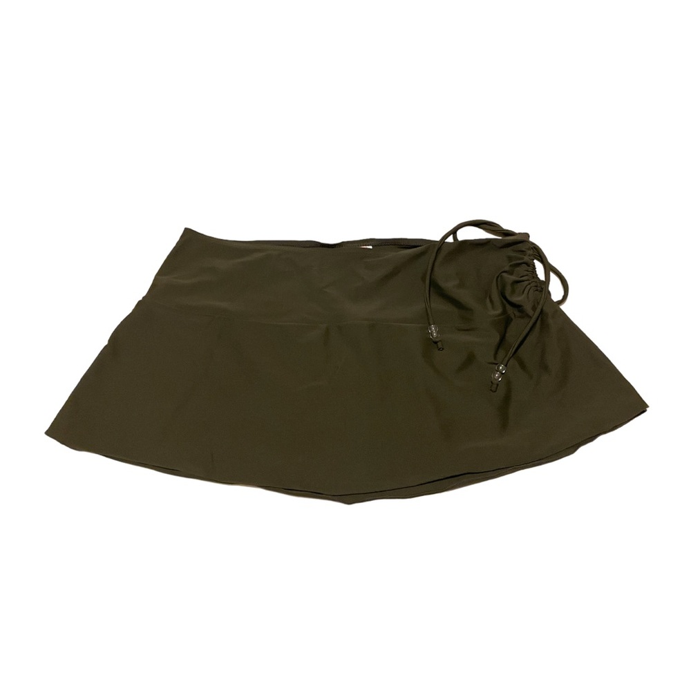 Powderoom mermaids swim skirt olive green women’s size L